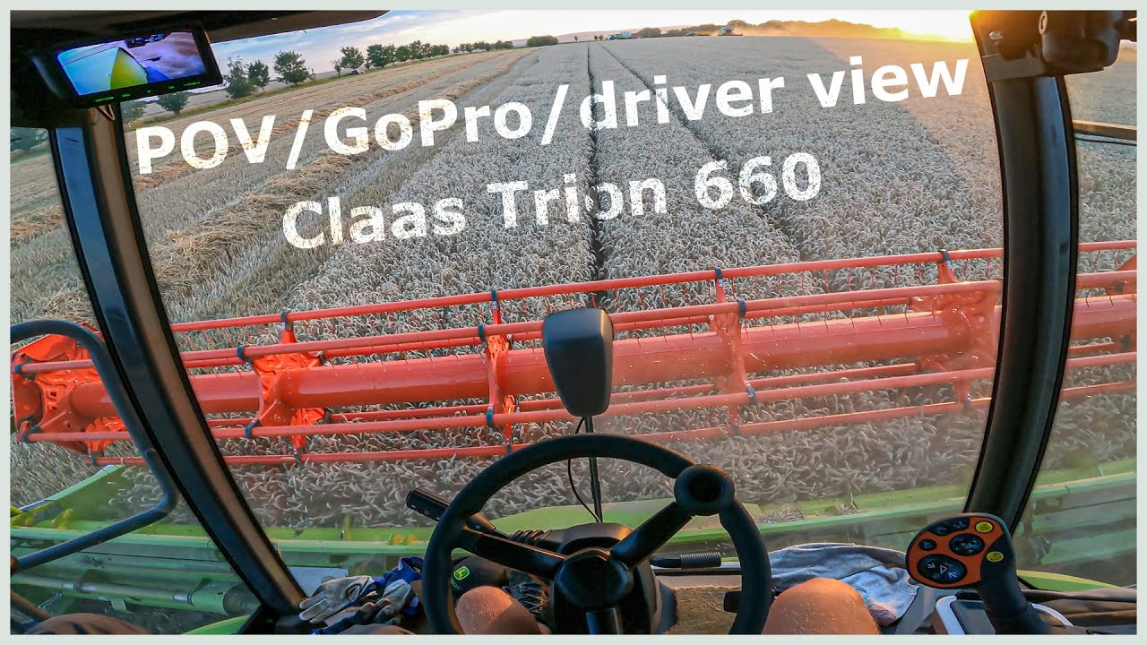🌾 Žně 2023 | Claas Trion 660 | POV/GoPro 4K/driver view 🌾