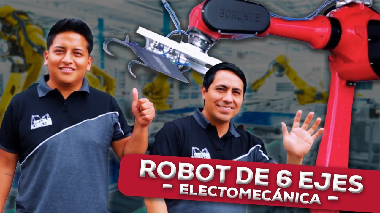 🤖🛠ROBOT DE 6  EJES  - ELECTROMECÁNICA -🦾