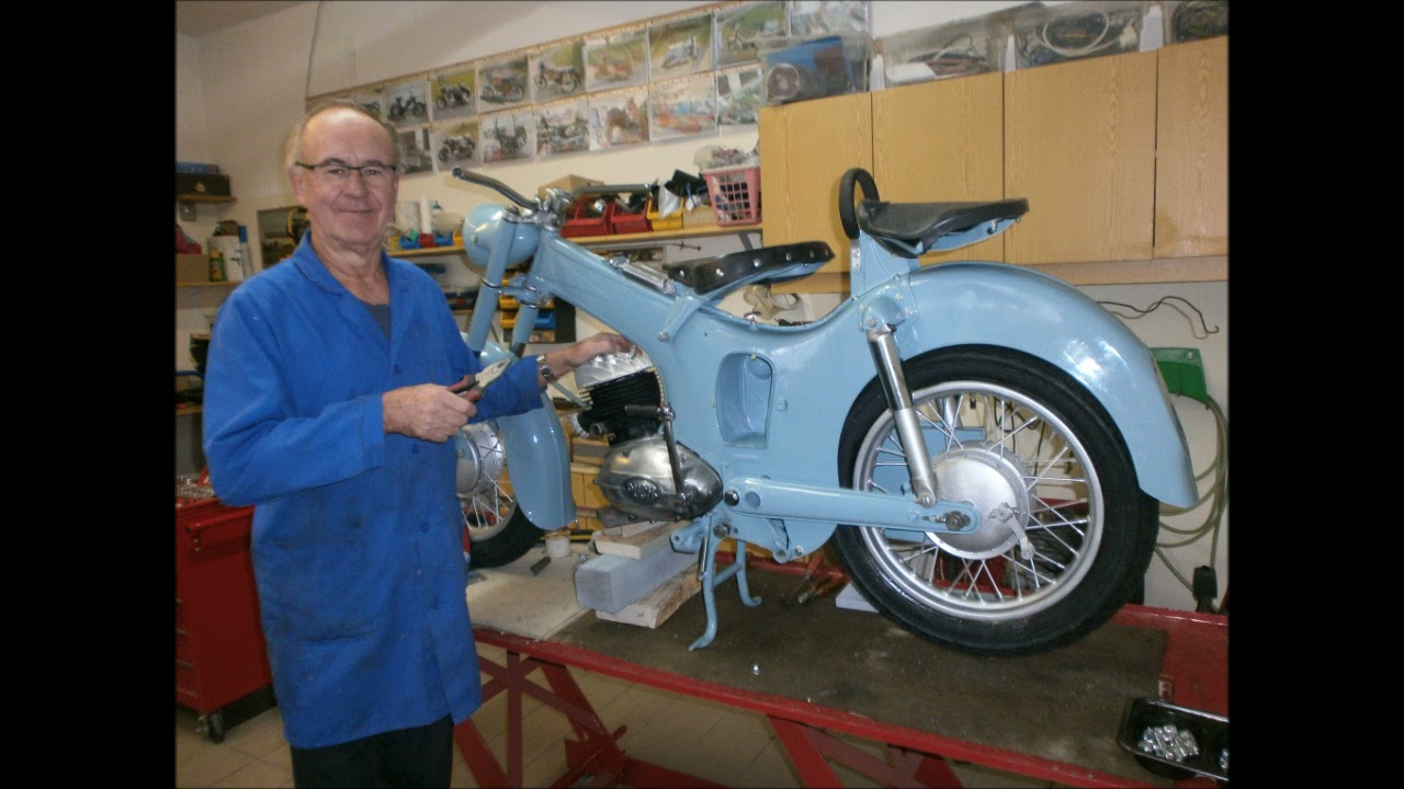 Puch 175 SV 1 blau You tube