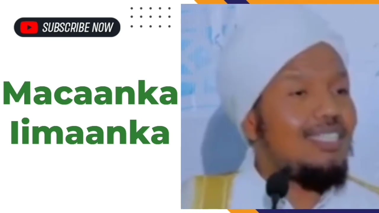 Macaanka Iimaanka || Sheikh Abdulrashiid Sh Ali Sufi