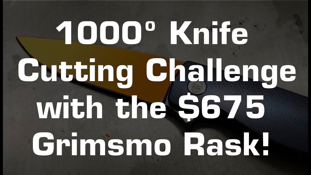 Nick does the 1000 Degree Knife Challenge with the $675 Grimsmo Rask Pocketknife