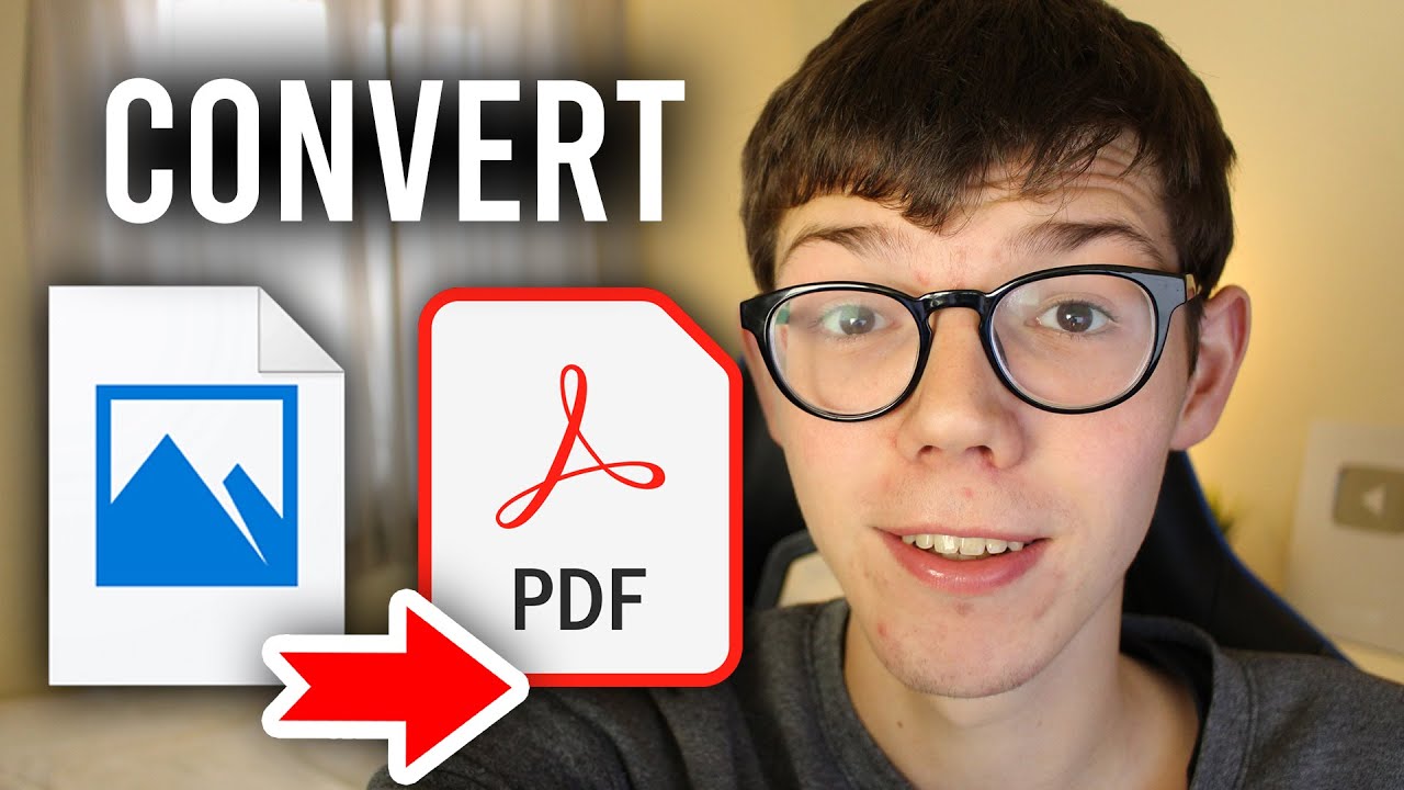 How To Convert Image To PDF File | Convert Photo To PDF