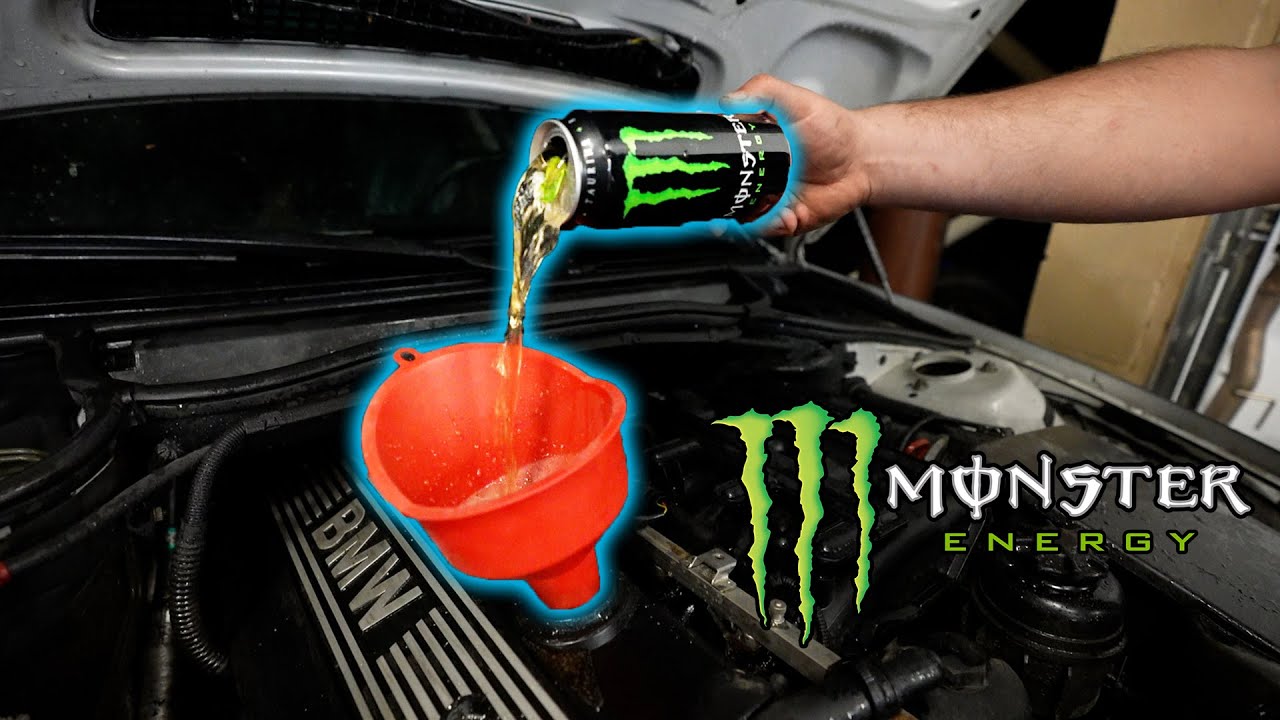 Can you use MONSTER ENERGY DRINK as ENGINE OIL?