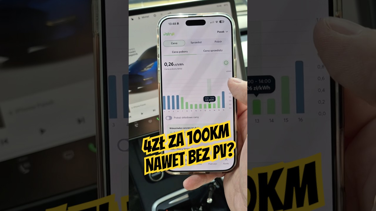 4zł za 100km? To możliwe nawet bez fotowoltaiki - PSTRYK