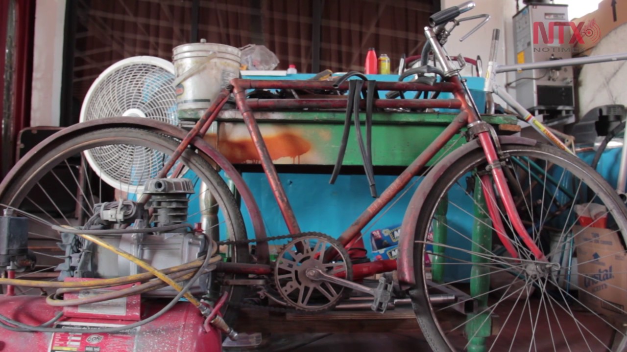 Restauración de historias, bicicletas antiguas