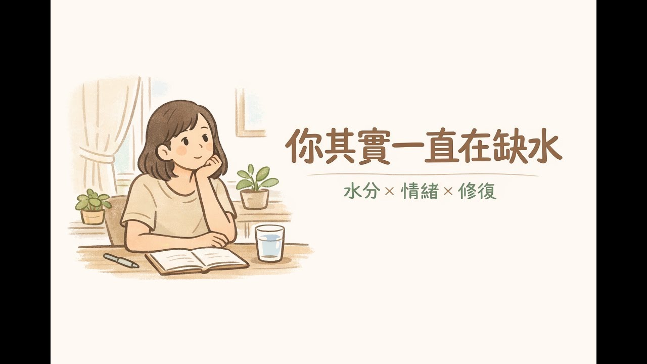 你一直覺得累，其實是水喝錯了｜最被低估的健康習慣｜你以為是壓力，其實是水喝太少｜上班族最容易忽略的健康關鍵