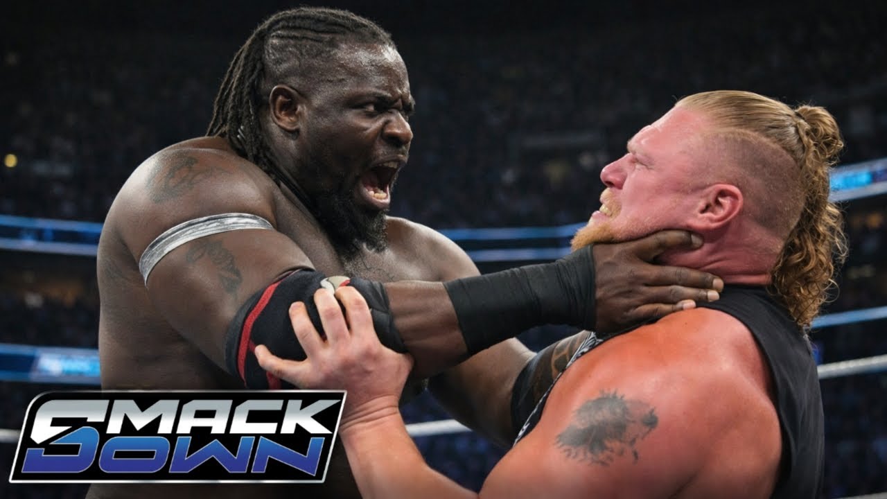 Oba Femi Destroys & Attacks Brock Lesnar Highlights | WWE SmackDown Highlights 2026