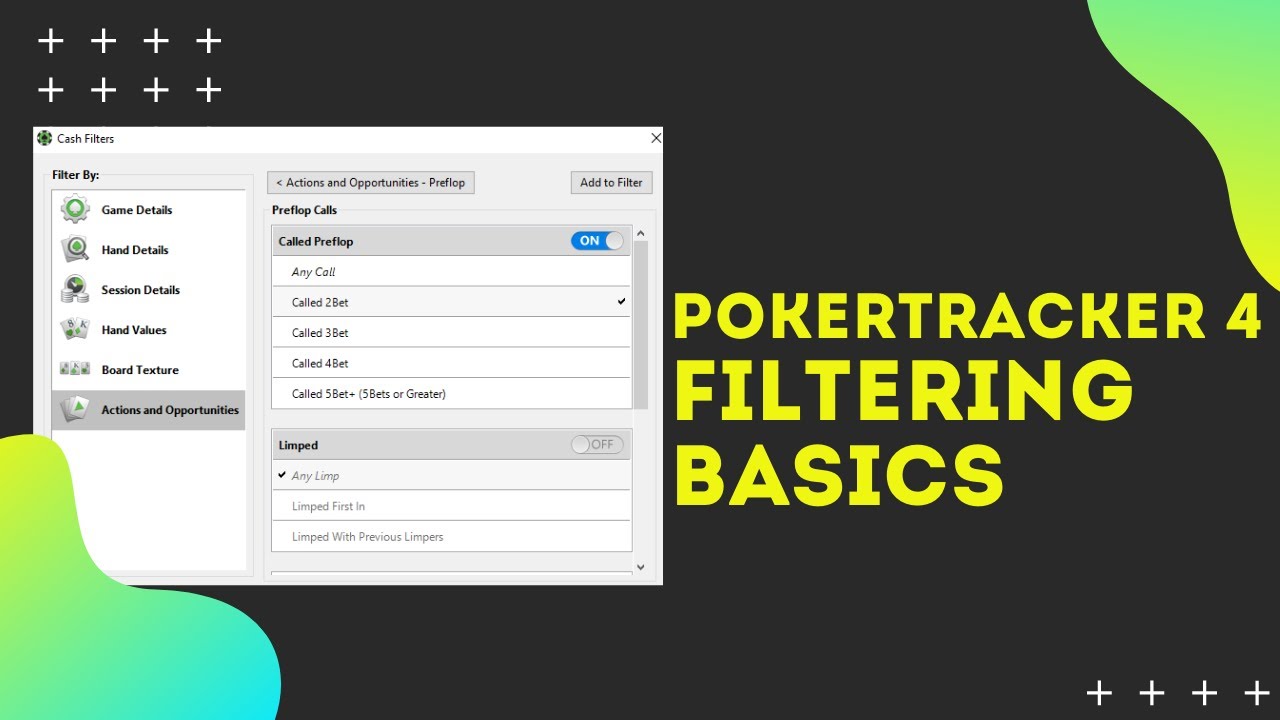 How to Run PokerTracker 4 Filters