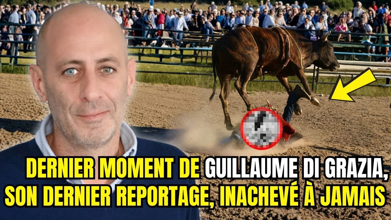 Dernier moment de Guillaume Di Grazia – Le journaliste est tombé là où personne ne l’attendait …