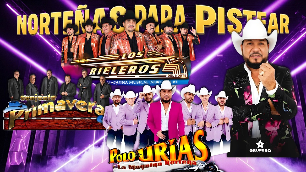 Puras Norteñas Viejitas Mix 🎶 Los Rieleros del Norte y Conjunto Primavera y Polo Urias