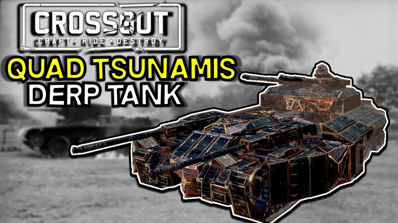 Crossout -- Quad Tsunami Two Player Tank
