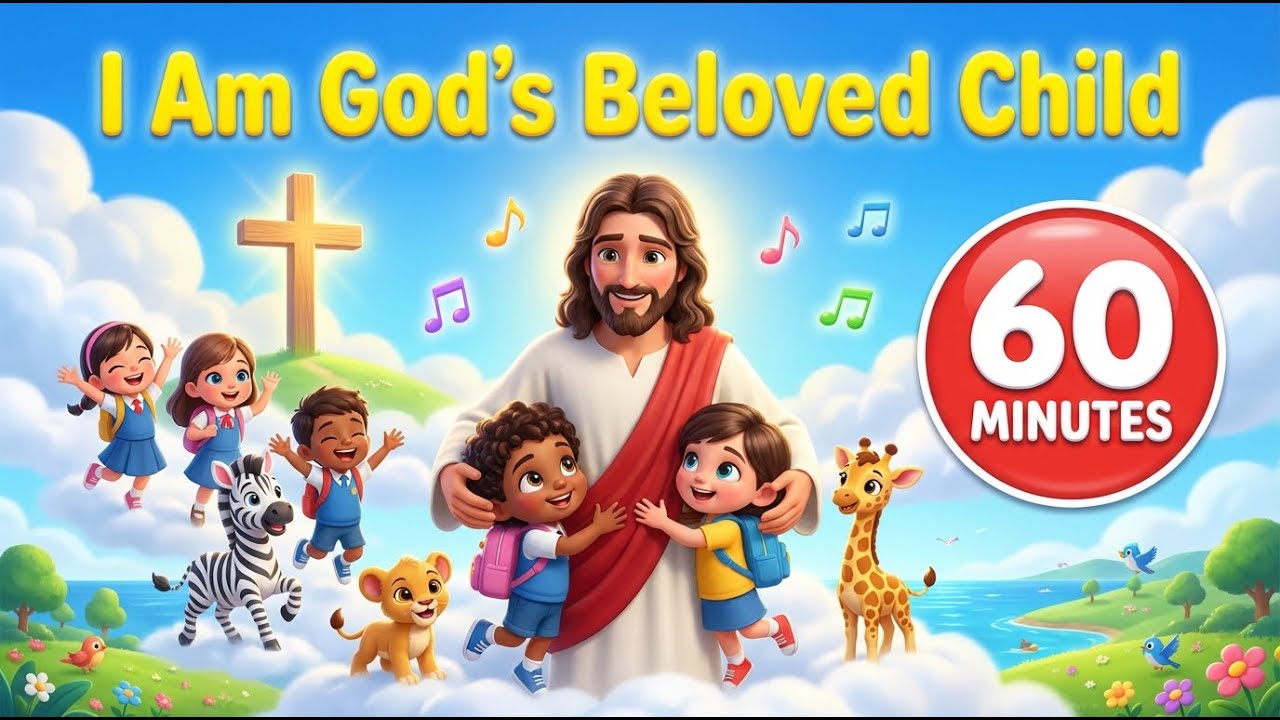 Kids Bible Songs About God’s Love & Protection (Ages 3–8) | God Is With Me | Worship for Children