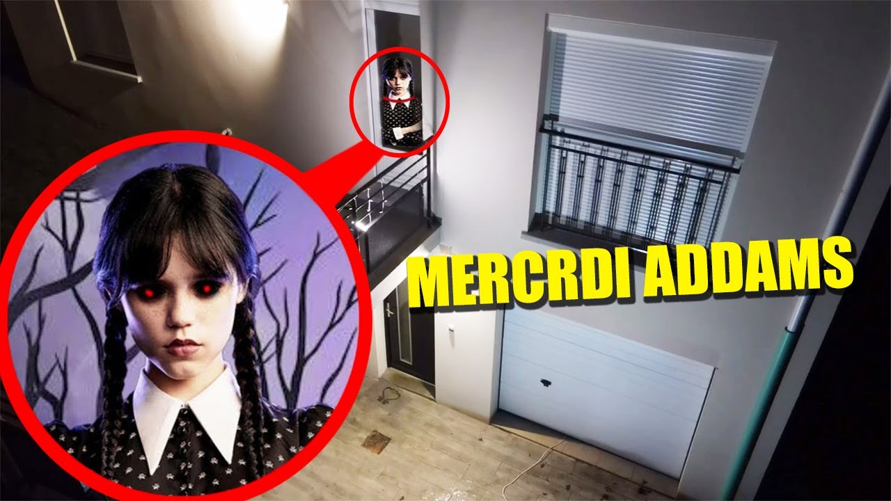 SI VOUS VOYEZ MERCREDI ADDAMS DEVANT VOTRE MAISON, COUREZ ! (Elle est DANGEREUSE ET MAUVAISE)