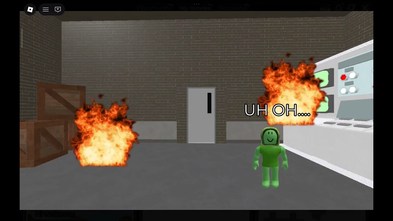 Fire At The Cinema #roblox [MEMES WARNING!!]