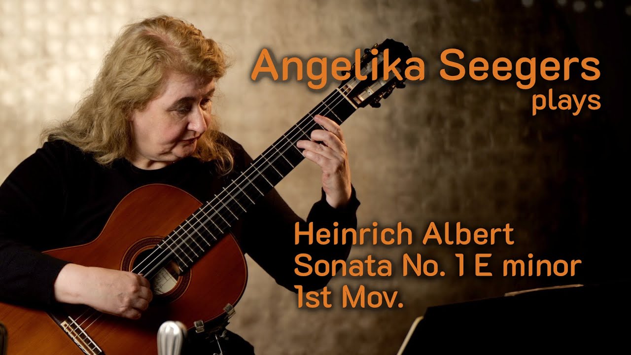 Angelika Seegers plays Heinrich Albert Sonata No. 1 E minor 1st Mov. on a Matthias Dammann (1991)