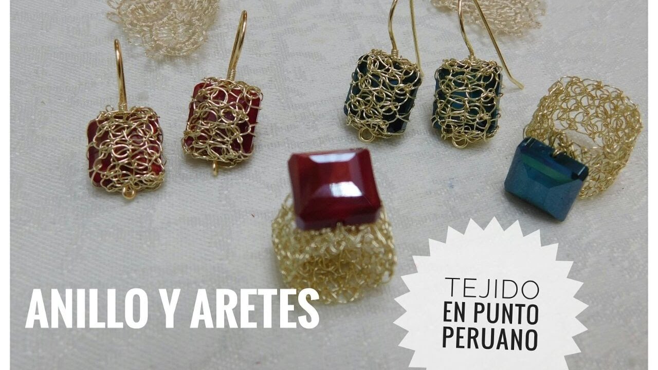 ANILLOS Y ARETES EN PUNTO PERUANO PT. 2! Con Cecy Love Bisuteria