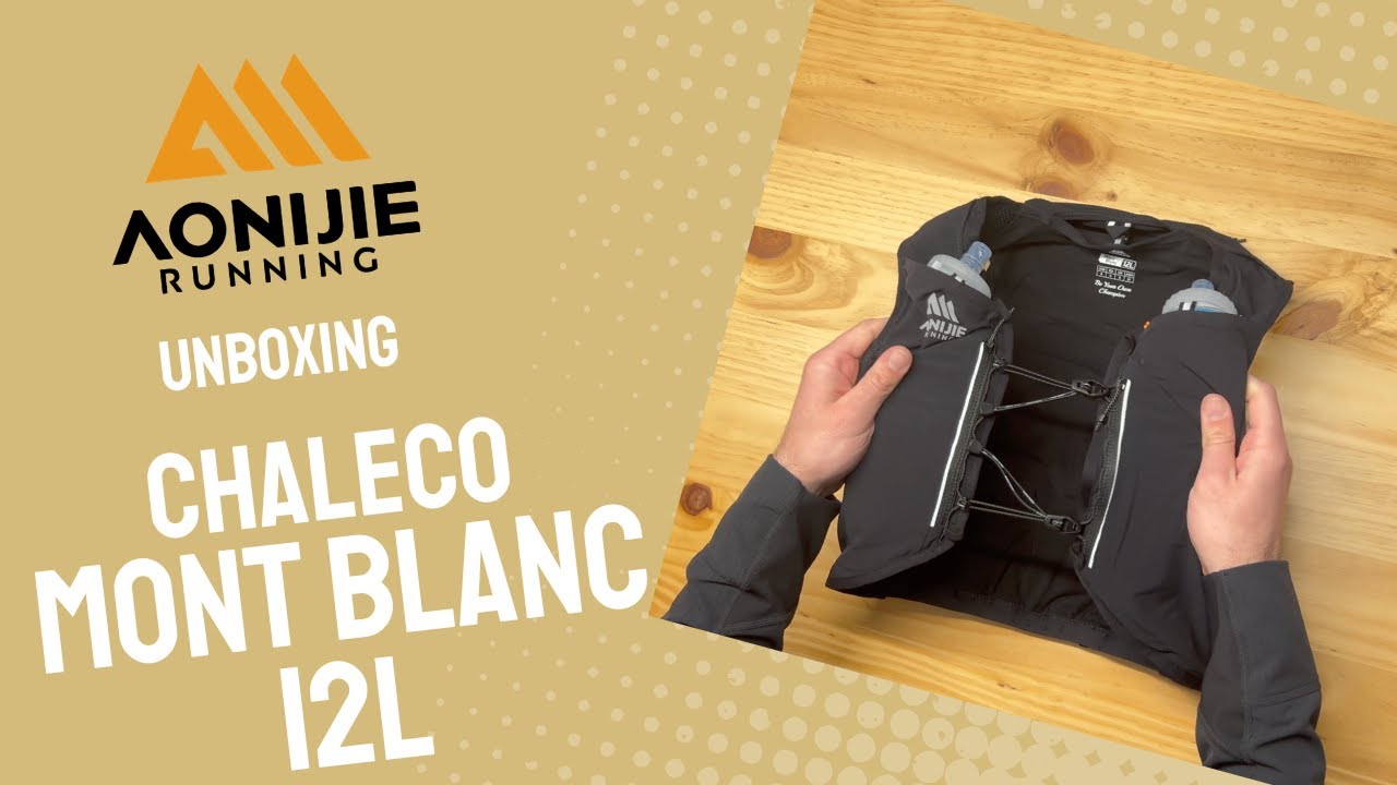 🏔️Unboxing Chaleco hidratación Mont Blanc 12L Aonijie para trail running