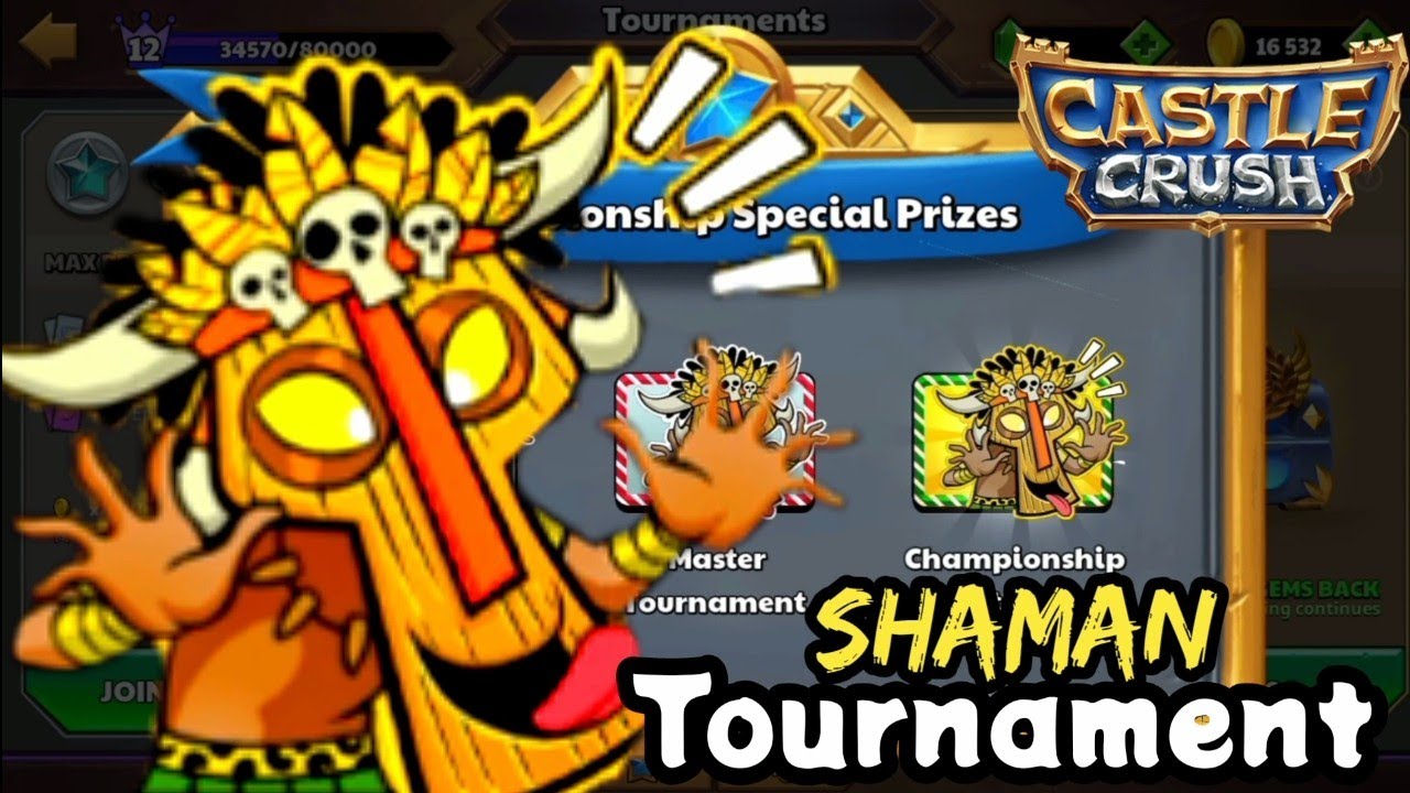 Shaman Tournament Gameplay! Castle Crush