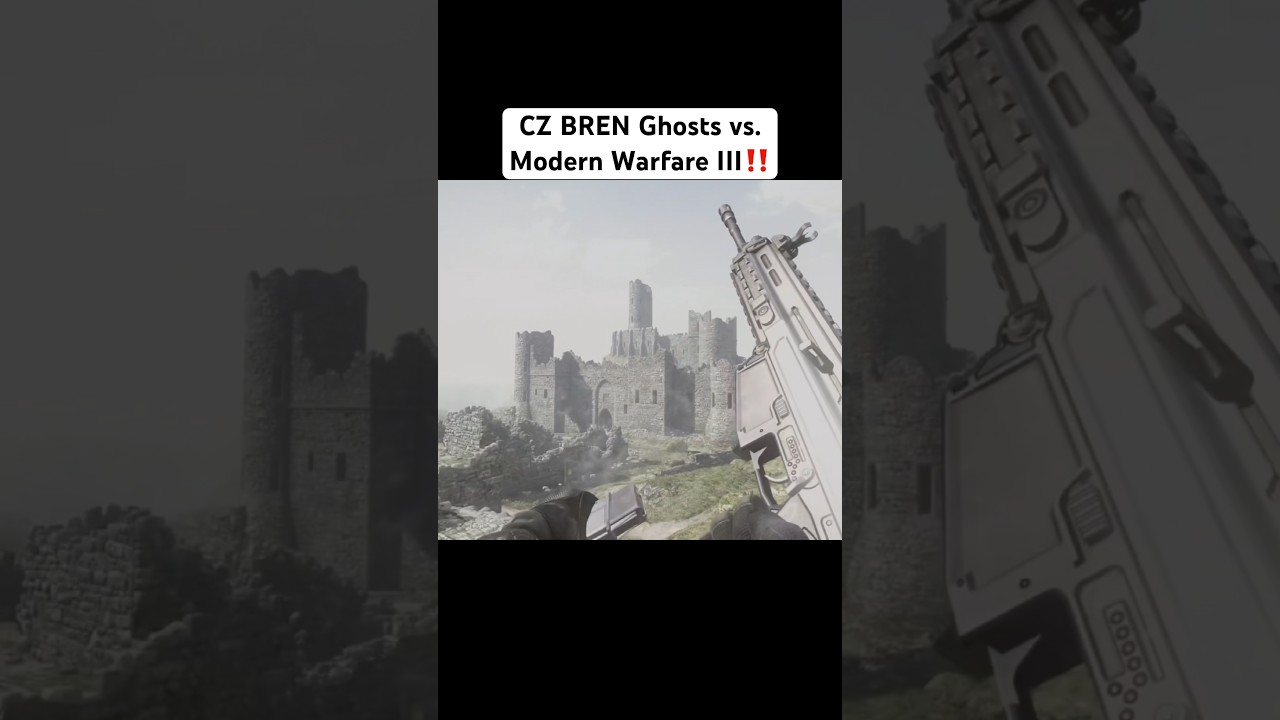 CZ BREN Ghosts vs. Modern Warfare III - Gun Comparison‼️