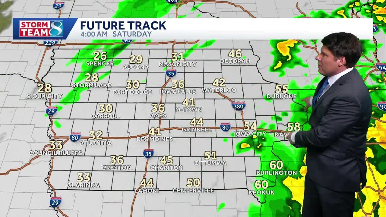 Iowa weather: Rain continues as storms move out