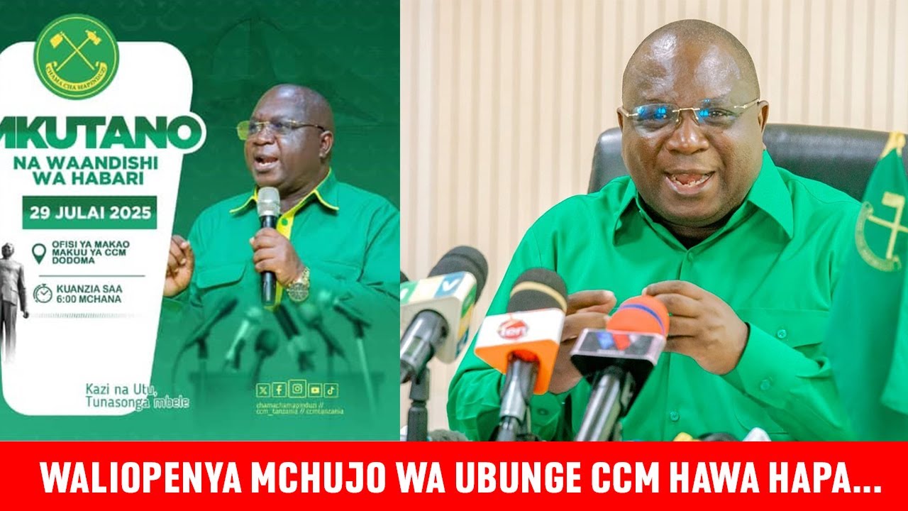 LIVE: CCM WANATANGAZA MAJINA YA WAGOMBEA UBUNGE, MAAMUZI YA KAMATI KUU