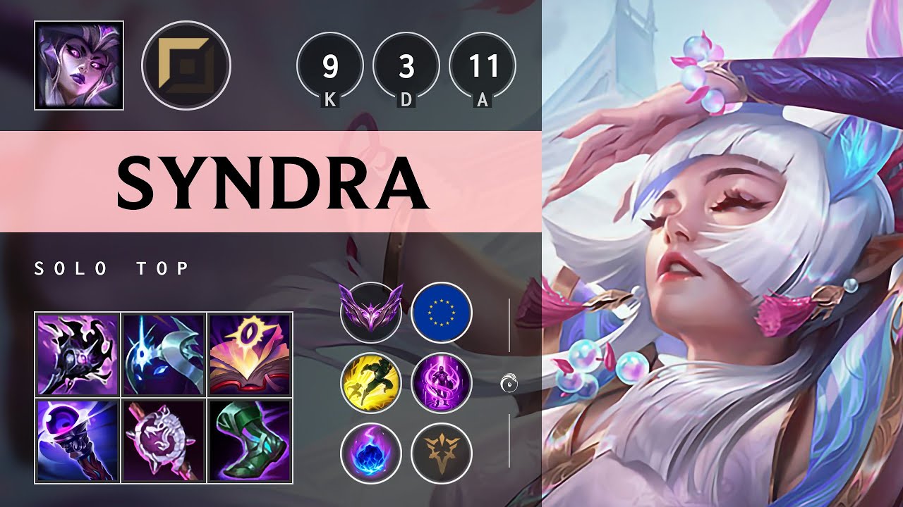 Syndra Top vs Smolder: Godlike - EUW Master Patch 14.24
