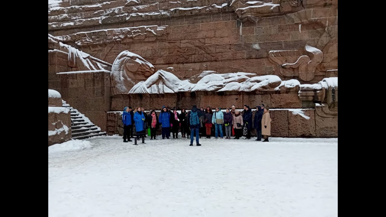 Soundcheck im Völkerschlachtdenkmal von Leipzig am ersten Advent 2023