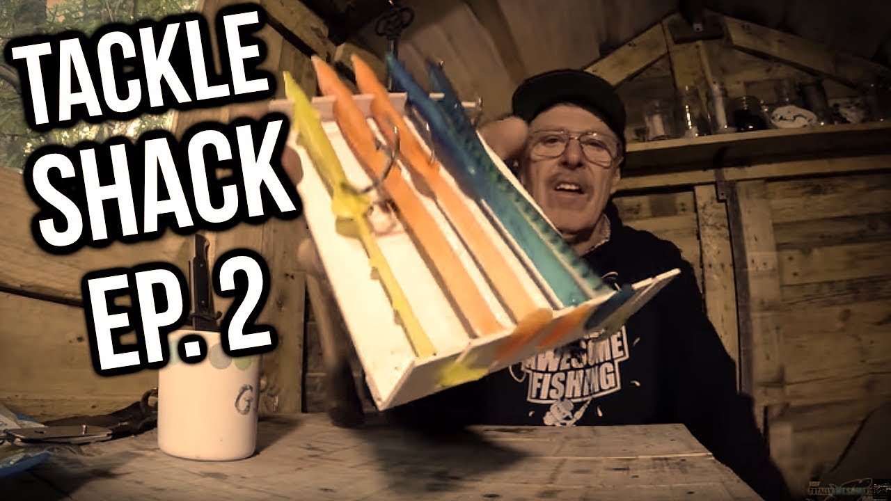 Fishing Tackle Tips in the Off Grid Pallet Wood Cabin (EPISODE 2)