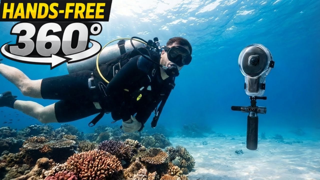 Insta360 Dive Buddy - The Hands-Free 360° Camera Crew for Underwater Filming