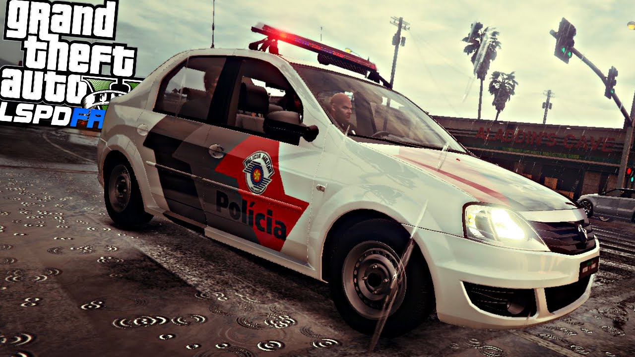 GTA V Rotina Policial -Assalto a carros  - #63