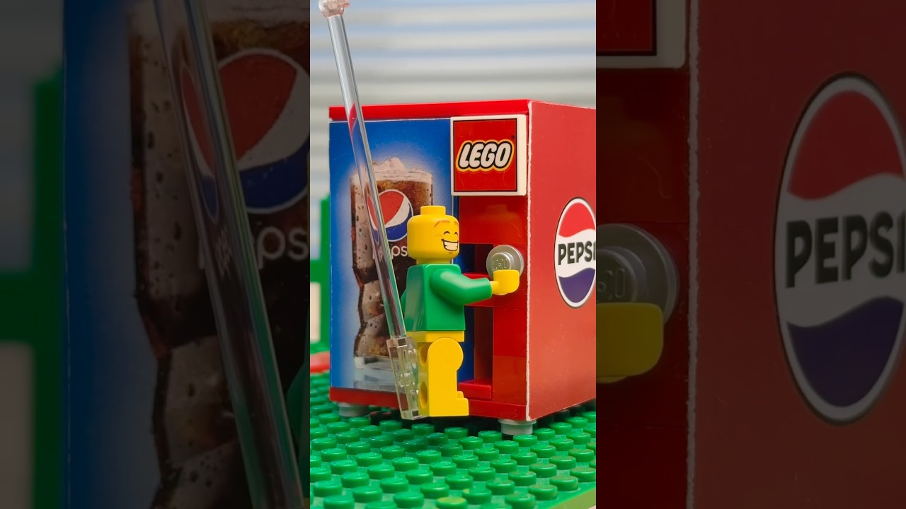 Działający miniaturowy automat z Lego #lego
