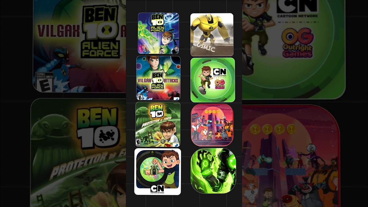 Best Ben 10 Games For Mobile! #shorts #ben10