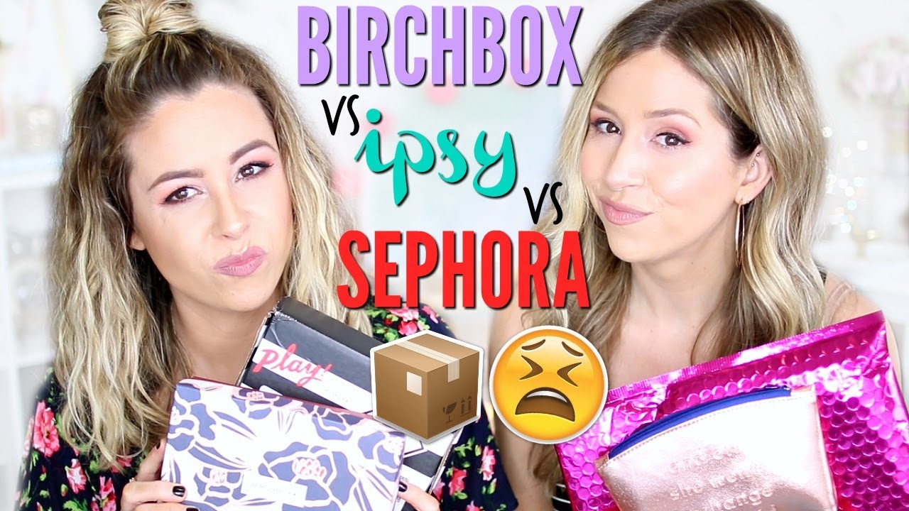 Unboxing: BIRCHBOX vs IPSY vs SEPHORA | March 2019