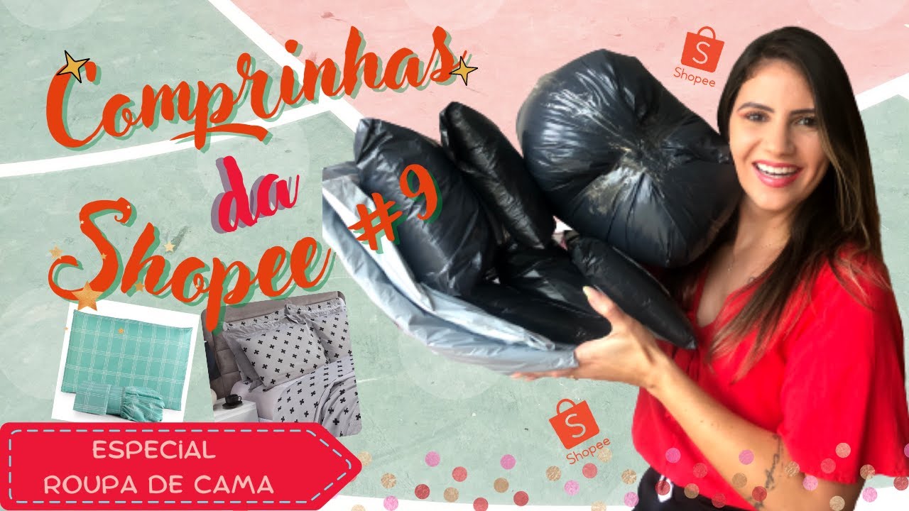 COMPRINHAS DA SHOPEE #9 - *SOMENTE*  ROUPA DE CAMA- Será que prestou??