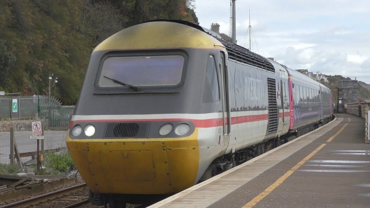 Trains at Dawlish and Langstone Rock - May 2019
