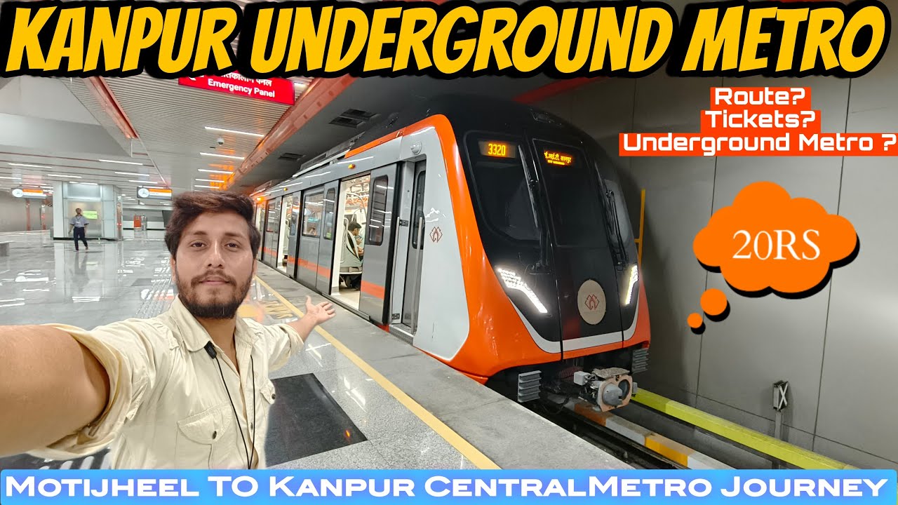 Kanpur Underground Metro 2025 | Kanpur Motijheel station To Kanpur Central | Detailed Vlog #trend