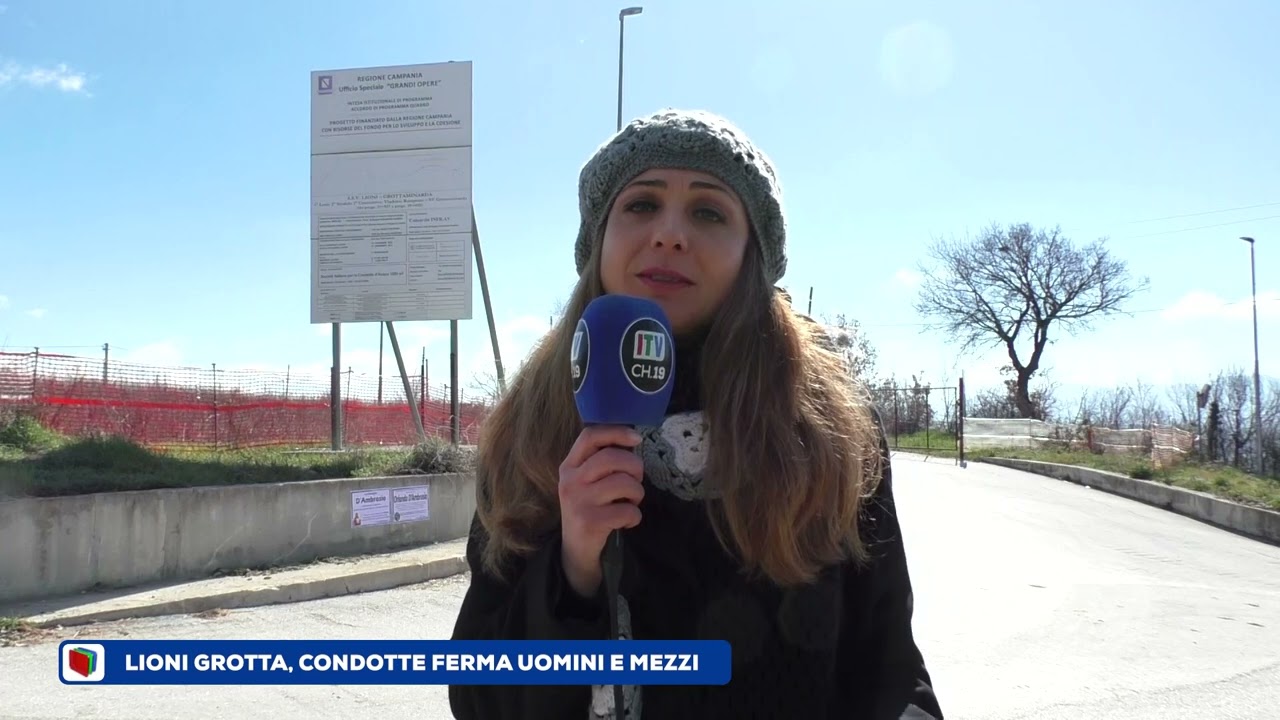 Lioni Grottaminarda, Condotte ferma uomini e mezzi sui cantieri della galleria San Filippo