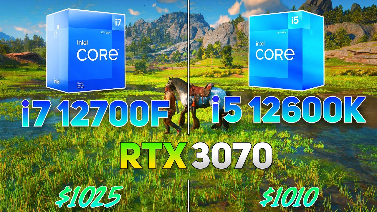 i5 12600K vs i7 12700F Gaming Benchmark with RTX 3070 | Test in 8 Games |
