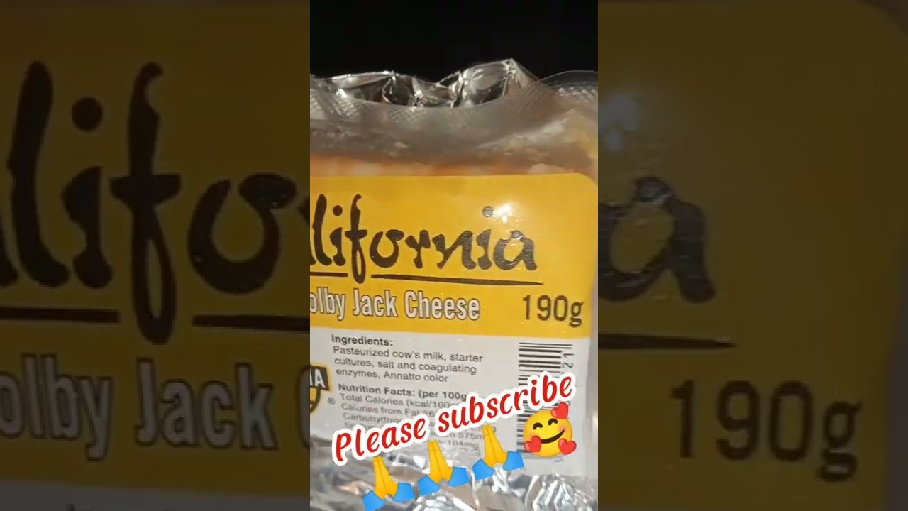 Colby Jack Cheese 🧀#foodie #shorts #asmr #satisfying #viral