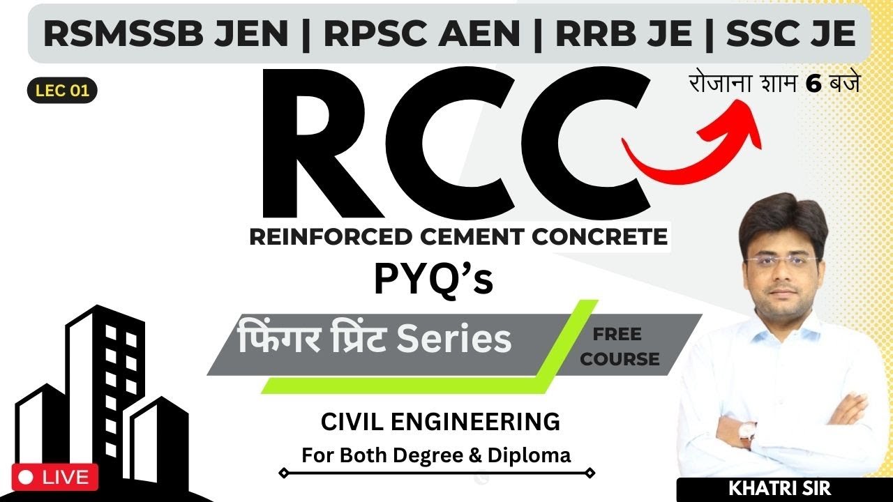 RCC | LEC 01 | Introduction | FINGERPRINT SERIES | By Khatri Sir