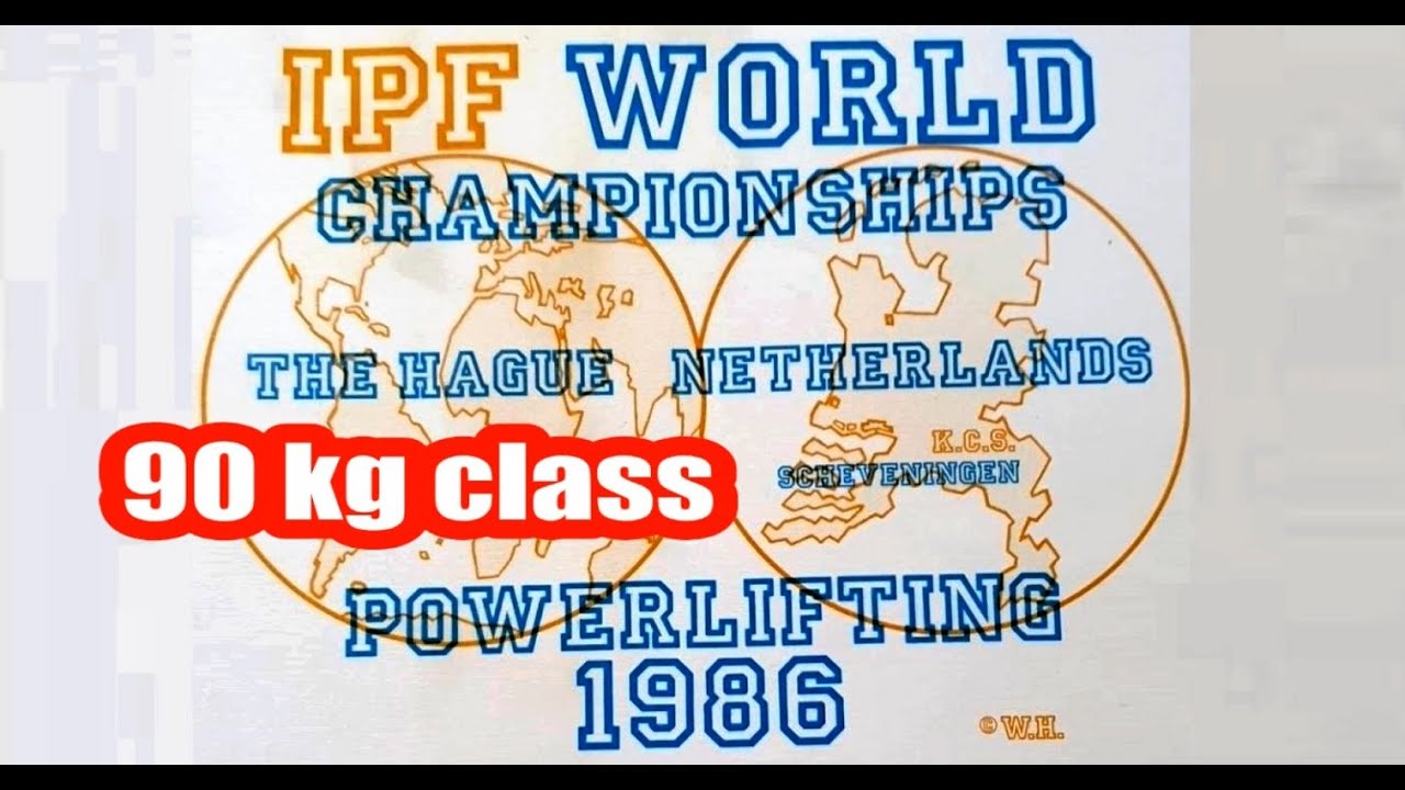 1986 IPF Men's World Powerlifting Championships The Hague (men single 90 kg Open)