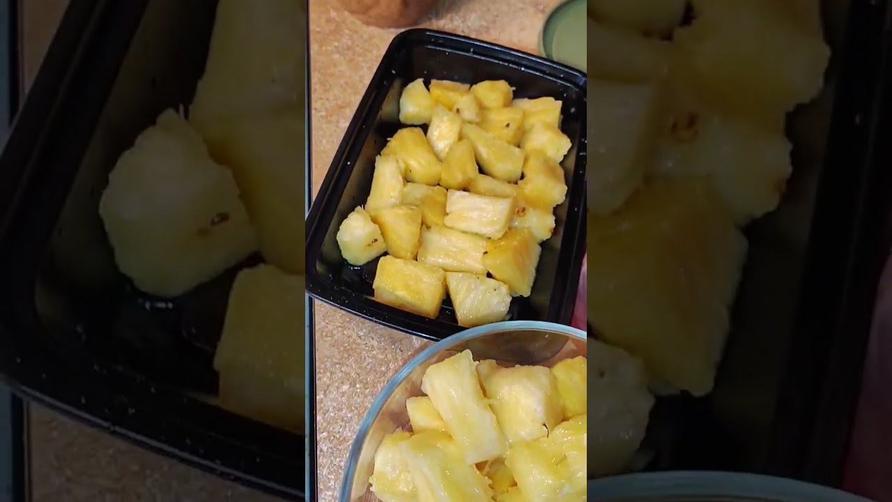 #shorts 🍉Meal Prep Watermelon and Pineapples🍍