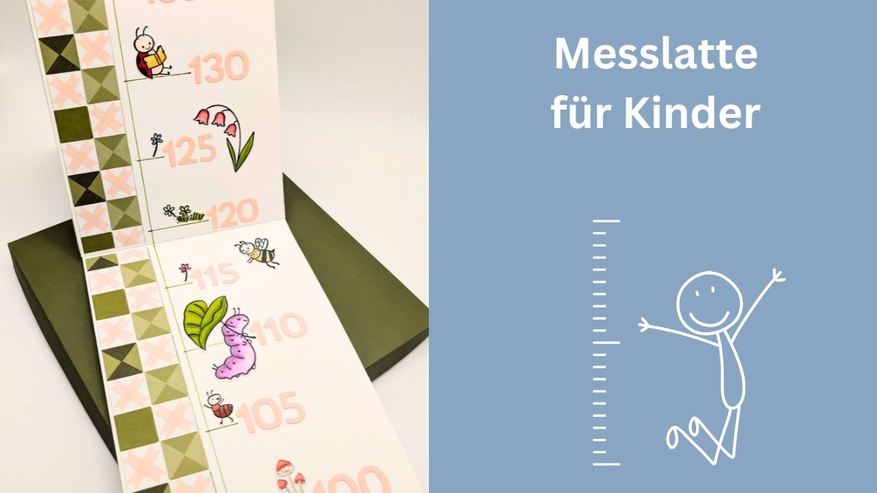 Eine Messlatte für Kinder - praktisch und dekorativ | Neue Stempelhilfe