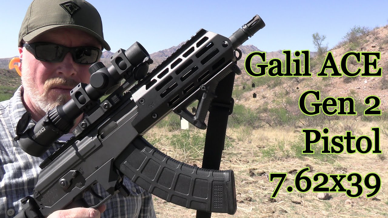 IWI Galil ACE Gen 2 Pistol 7.62x39 with Steiner P4Xi Tactical Scope