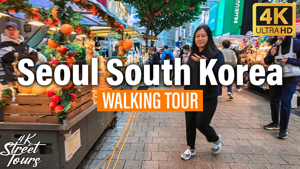 Exploring Seoul's AMAZING Streets and Shopping Scene! In 4K With Immersive Sounds!