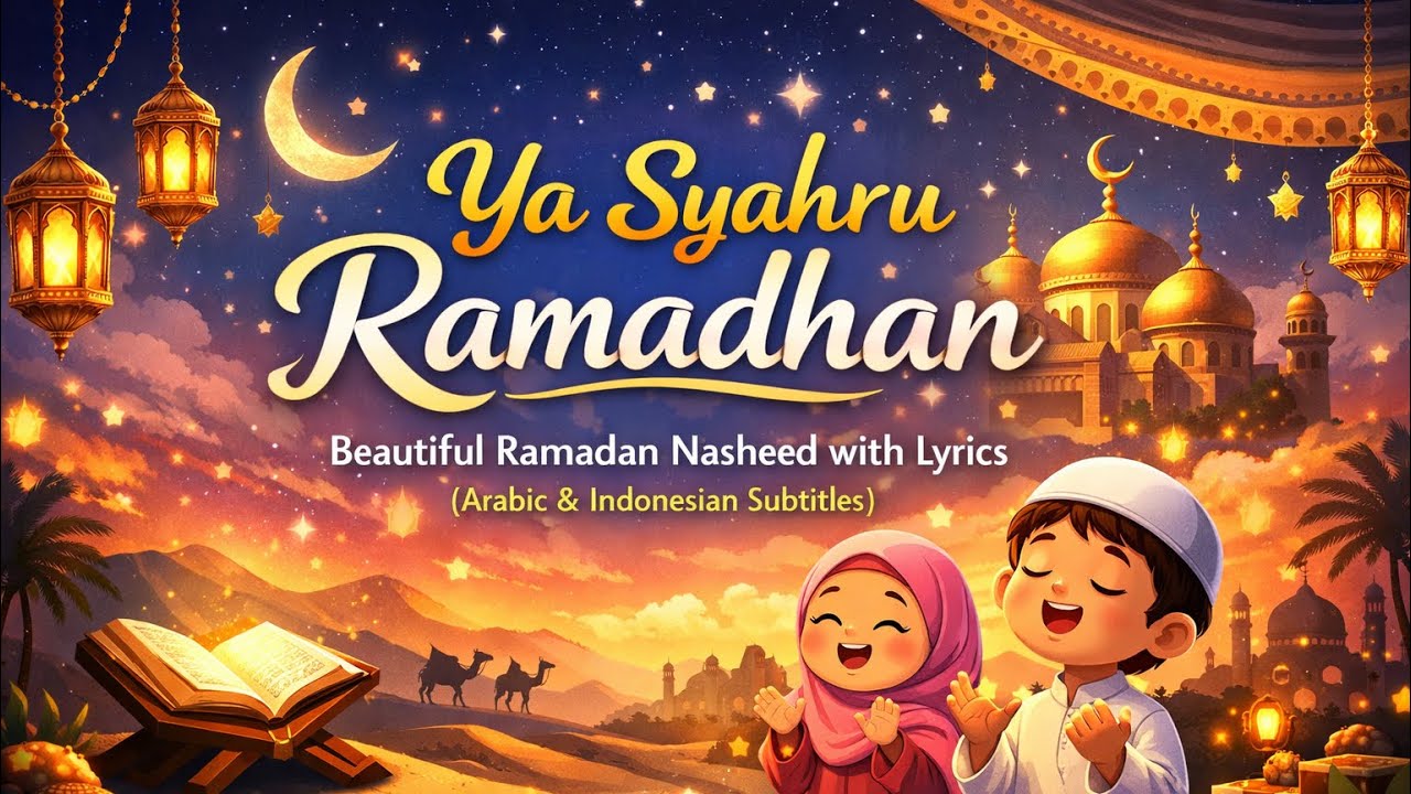 Ya Syahru Ramadhan | Beautiful Ramadan Nasheed with Lyrics (Arabic & Indonesian Subtitles)