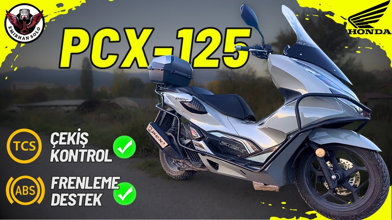 ŞEHİR İÇİ EL AYAK🔱HONDA PCX 125🔱 DETAYLI İNCELEME🤔