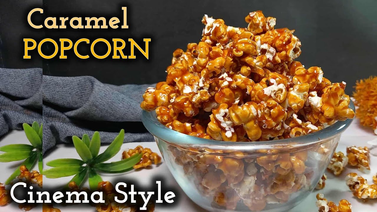 Caramel Popcorn Recipe || Cinema Style Caramel  Popcorn || Street Food | Viral Street Food #trending