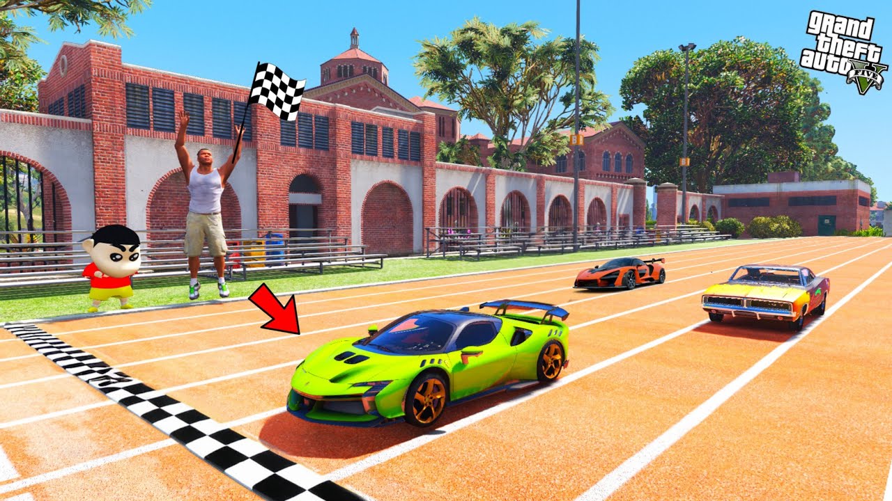 Shinchan & Franklin Win RC Mini Car Race in Gta 5