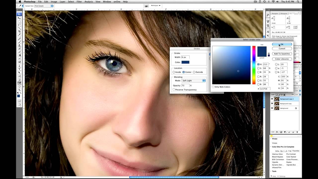 Eye Retouching and Enhancing - Photoshop Tutorial